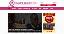 Desktop Screenshot of hildebackeducationfund.com